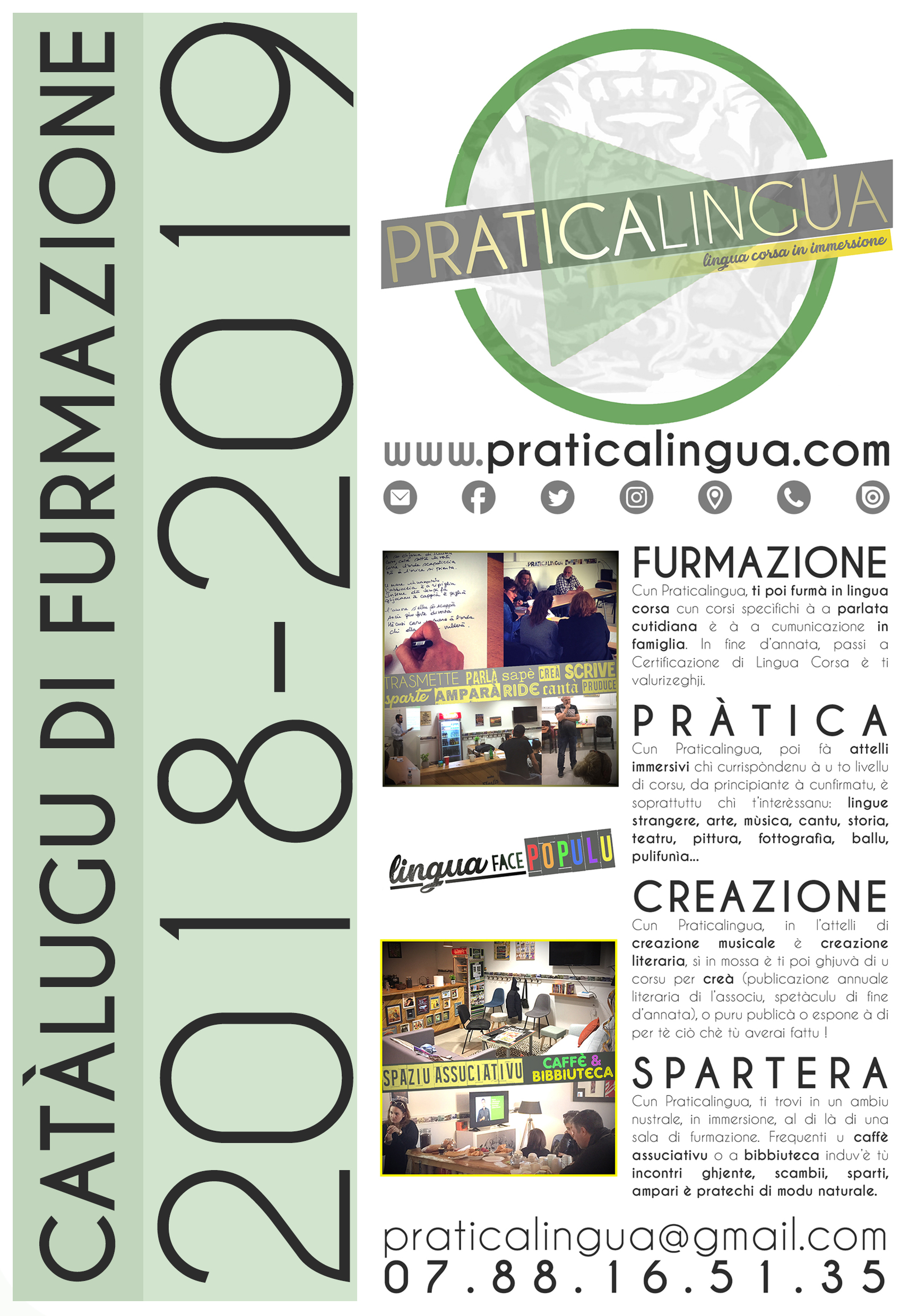 Catàlugu di furmazione 2018 - 2019 in PDF
