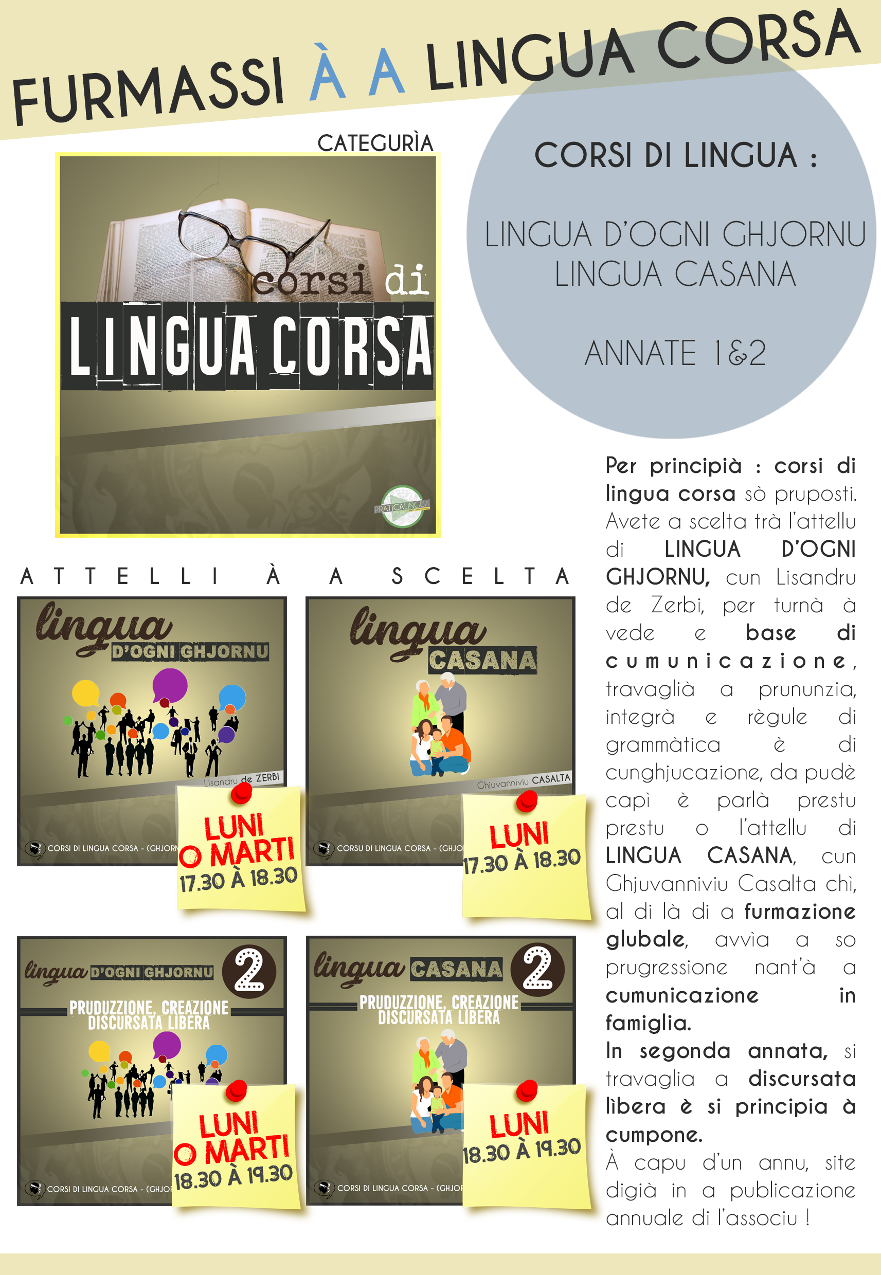 Catàlugu di furmazione 2018 - 2019 in PDF