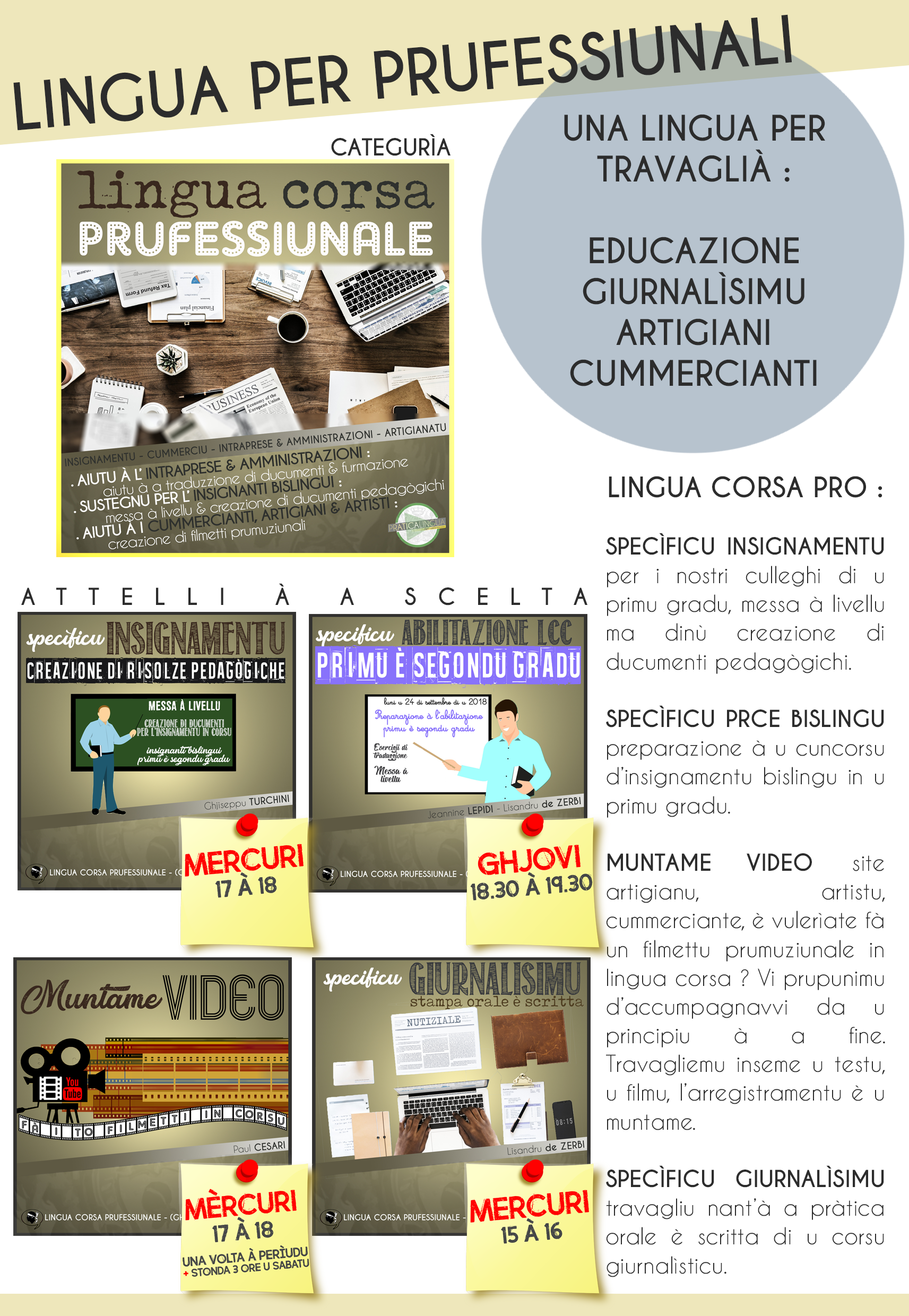 Catàlugu di furmazione 2018 - 2019 in PDF