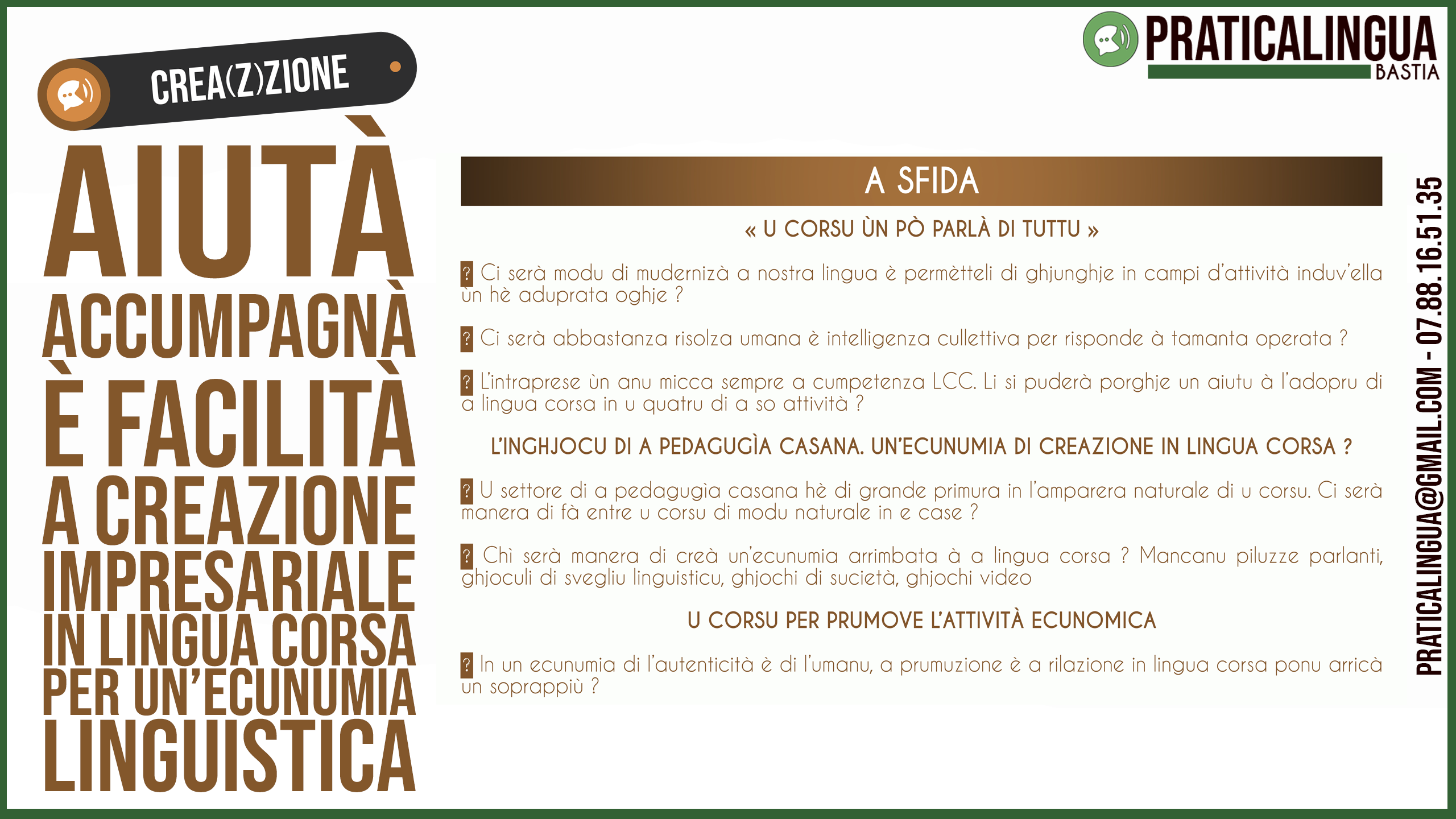 PRUGETTU CREAZ(Z)IONE