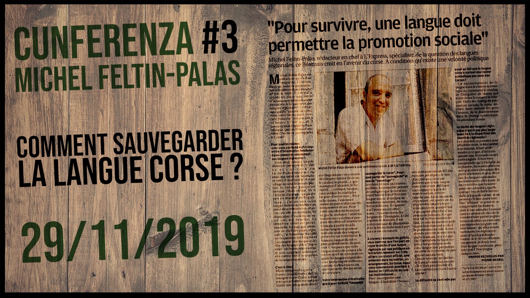 Ciculu di cunferenze : "RAGIUNATE IN PRATICALINGUA"