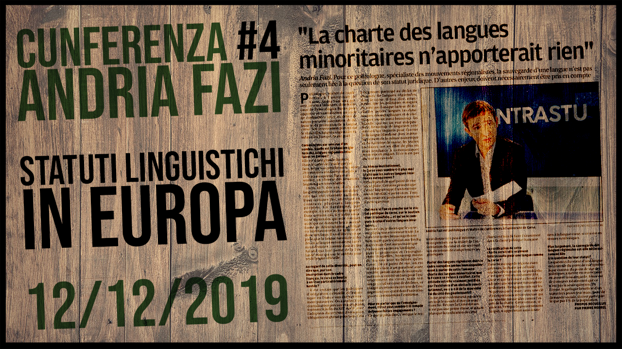 Ciculu di cunferenze : "RAGIUNATE IN PRATICALINGUA"