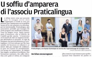 Articulu Corse-Matin di u 14 ghjennaghju 2017 - Bilanciu è perspettive