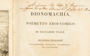 LINGUA - CULTURA - MUSICA : 1817, Salvatore Viale è A Dionomachia