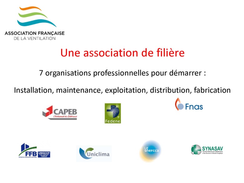 L'AFPAC adresse ses félicitations et voeux de réussite à l'Association française de la ventilation
