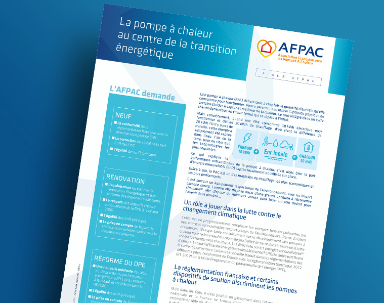 La pompe à chaleur au centre de la transition énergétique La pompe à chaleur au centre de la transition énergétique