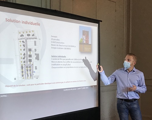 Communiqué de Presse  : En collaboration avec l’AFPG, le BRGM, la FNCCR, l’ADEME, l’AFPAC a présenté « La relance de la Géothermie »