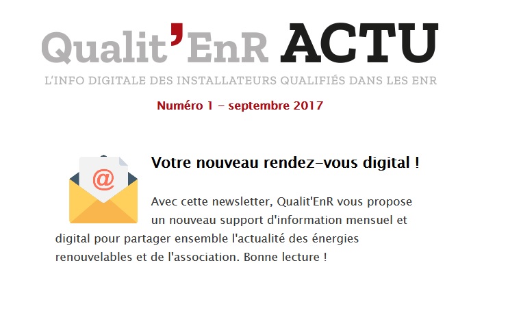 Qualit'EnR lance son nouveau rendez-vous digital à l'attention des Installateurs qualifiés dans les EnR