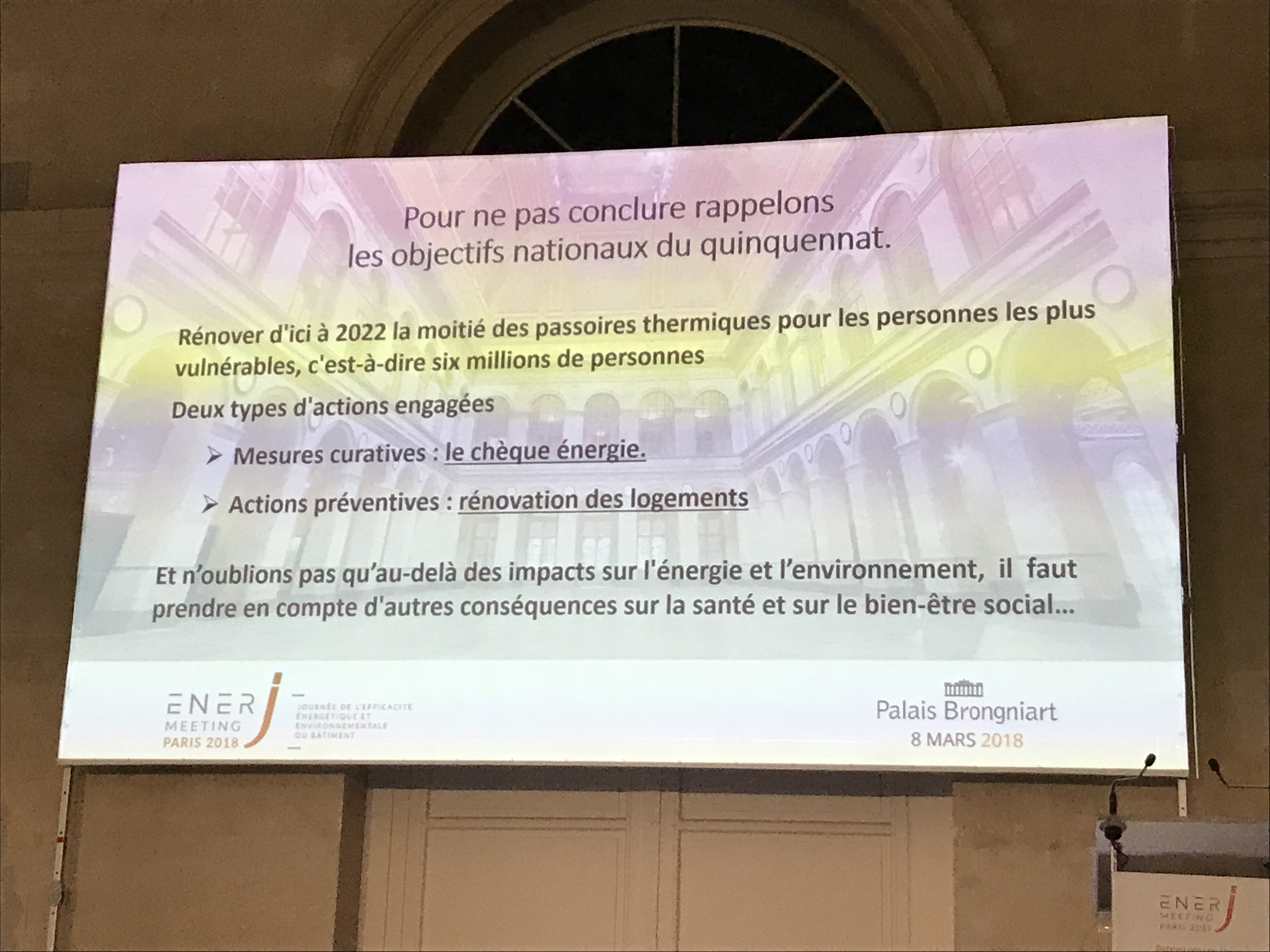 Ener-J Meeting - Jeudi 8 mars 2018 - Palais Brongniart