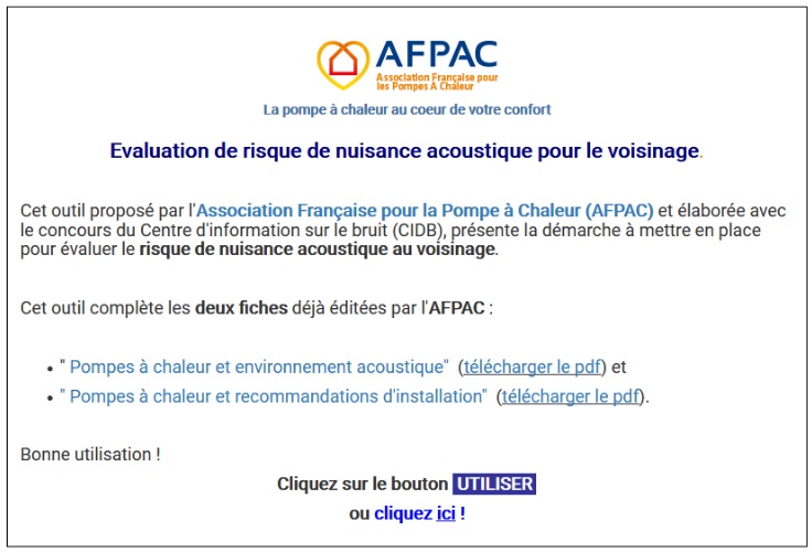 L'outil interactif acoustique est en ligne