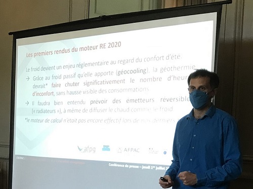 Communiqué de Presse  : En collaboration avec l’AFPG, le BRGM, la FNCCR, l’ADEME, l’AFPAC a présenté « La relance de la Géothermie »