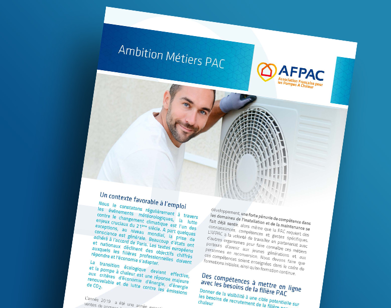 Les outils : la Fiche Ambition Métiers PAC de l'AFPAC