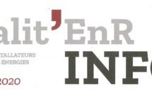 Vu dans le « Tour d'horizon de Qualit'EnR INFOS » du mois de septembre 2020