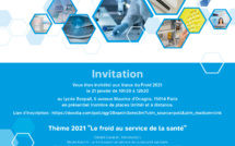 L'AFPAC vous invite à la cérémonie des Voeux du Froid 2021 le 21 janvier 2021 de 10h à 12h30 sur le thème « Le froid au service de la santé »
