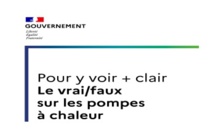 Le vrai/Faux sur les Pompes à Chaleur - Pour y voir plus clair
