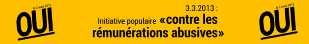 Suisse : Initiative populaire fédérale contre les rémunérations abusives