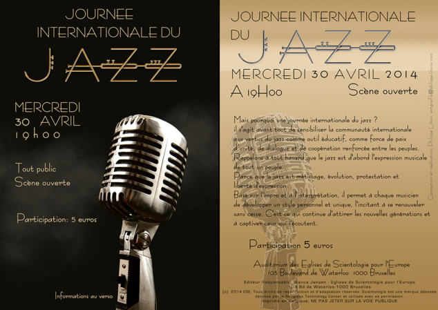 Jazz avond in de Scientology Kerken voor Europa