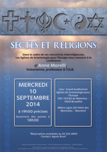 Ontmoetingen tussen religies op woensdag 10 september 2014