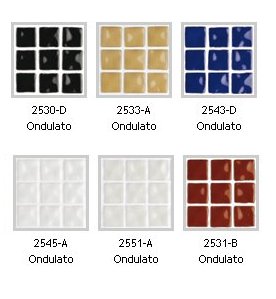 Mosaïque collection Ondulato Mosaïque collection Ondulato