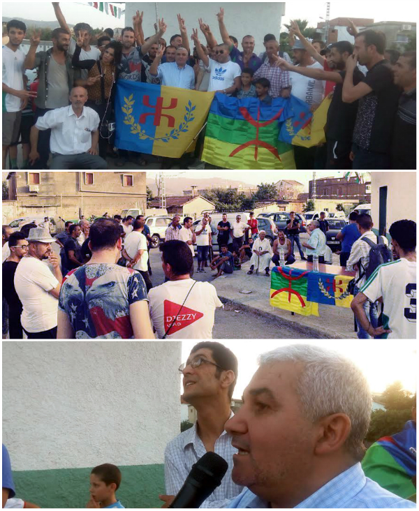 Meeting du MAK et lever du drapeau kabyle à Tala-Σetman