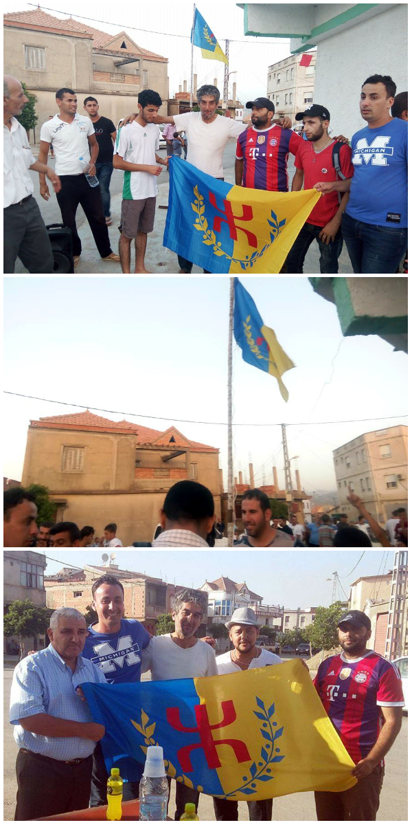 Meeting du MAK et lever du drapeau kabyle à Tala-Σetman