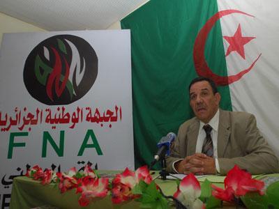Moussa Touati, président du FNA (Ph. DP)