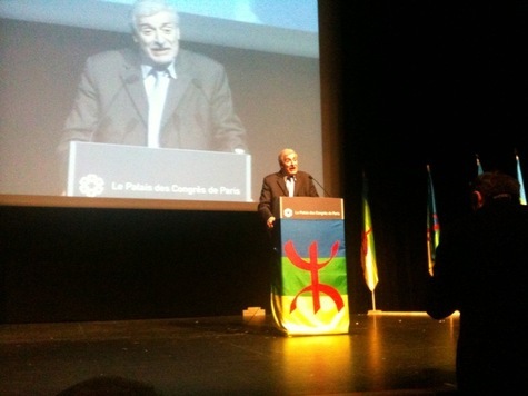 Ferhat Mehenni, Président du Gouvernement provisoire kabyle ( Photo : Y.O - SIWEL)