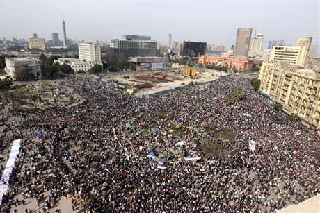 La place Tahrir, symbole de la révolution égyptienne (Photo : AFP)