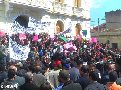 La mobilisation était au rendez-vous à Tizi-Ouzou à l'appel de la CNCD (© SIWEL)