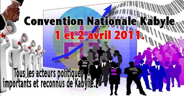 Convention nationale kabyle les 1 et 2 avril : l'avenir de la Kabylie en discussion