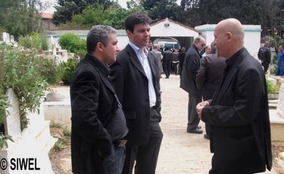De gauche à droite : Bouaziz Aït Chebib, Arezqi At Hemmuc et Ahmed Cheballah (© SIWEL)