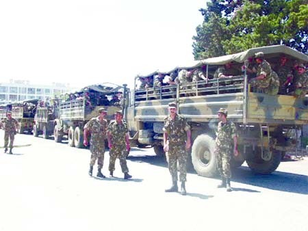 Les jeunes appelés à l'Armée cible des actions terroristes. Ph/Dr