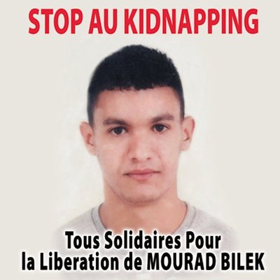 Mourad Bilek, 18 ans en captivité depuis quelques jours. (PHOTO:DR)