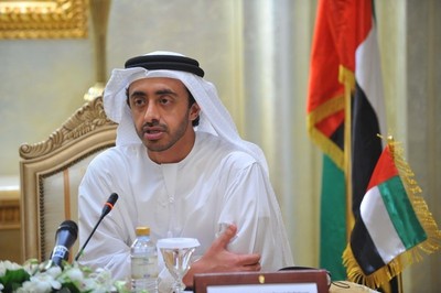 cheikh Abdallah Ben Zayed Al-Nahyan, ministre émirati des Affaires étrangères. (PHOTO: DR)