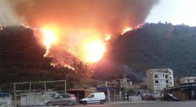 Bejaia : les incendies font des blessés
