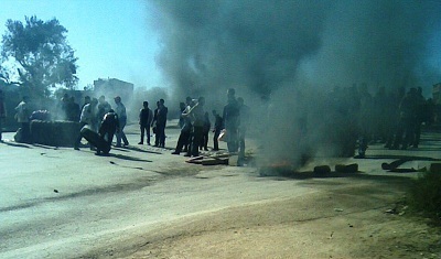 Affrontements entre manifestants et gendarmes à Semaoun