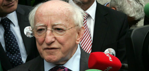Michael D Higgins, nouveau président de l'Irlande du Nord. (Photo : Cyril Byrne)
