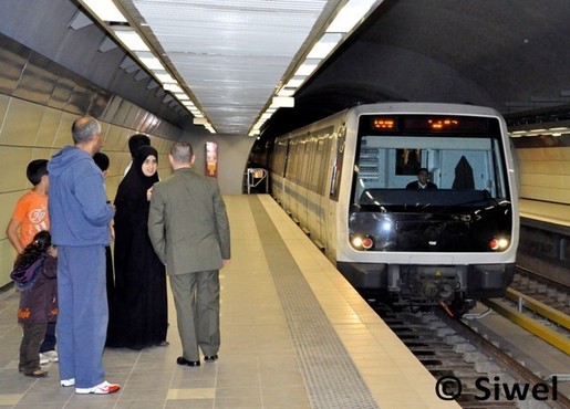 Station métro Tafourah à Alger (Photo Rio)