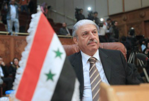 Youssef Ahmad, l'ambassadeur de la Syrie au sein de la Ligue arabe, le Caire, le 12/11/2011. (Ph/DR)