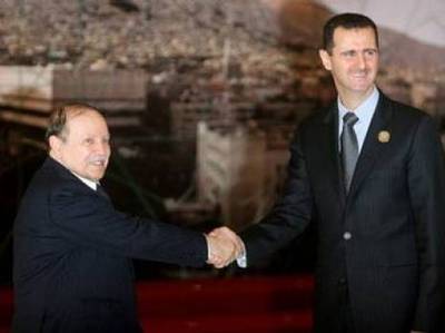 Bouteflika et Bachar Al Assad (PHOTO/ DR)