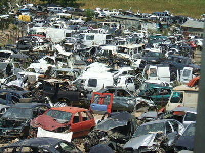 La "casse auto" d'Ath Arif (PHOTO: SIWEL)