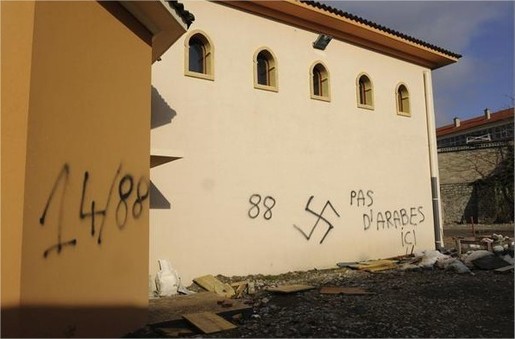 La mosquée de Villeneuve-sur-Lot vandalisée (PHOTO: DR)