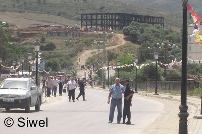 Photo archive attentat à la bombe le 1er Juillet 2011 à Azeffoun (Photo M.Adi/ SIWEL)