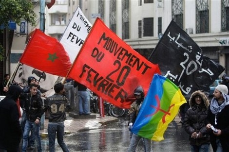Manifestation du Mouvement du 20 février à Rabat (DR)