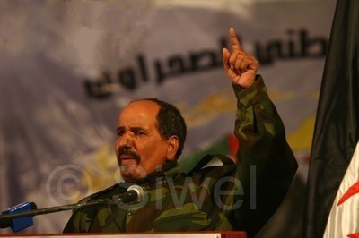 Mohemed Abdelaziz, le secrétaire général du Front Polisario (Photo Rio - Siwel)