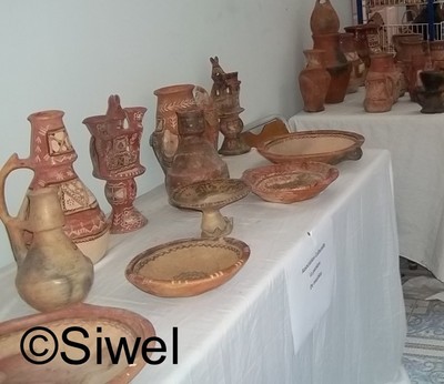 La poterie au Festival des arts et cultures populaires (PHOTO: Siwel)