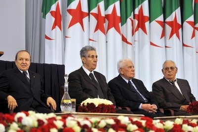 De G. à D. : Abdelaziz Bouteflika, Ahmed Ben Bella, Chadli Bendjedid et Ali Kafi (DR)
