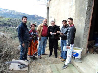 L'opération Solidarité avec la Kabylie vient en aide à une famille sinistrée
