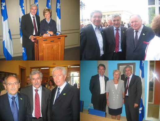 Précédentes visites au Québec de M. Ferhat Mehenni (PH/SIWEL)