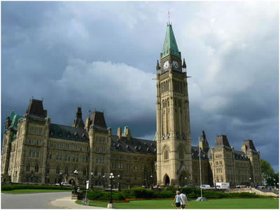 Parlement canadien, Ottawa (PH : DR)
